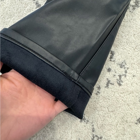 GAP High Rise Faux-Leather Vintage Slim Vegan Pant - Picture 9 of 9